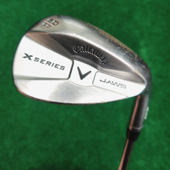 Callaway X Series Jaws CC 8 60* Chrome Lob Wedge RH 35.75" Steel Shaft Grip Good - Picture 1 of 15